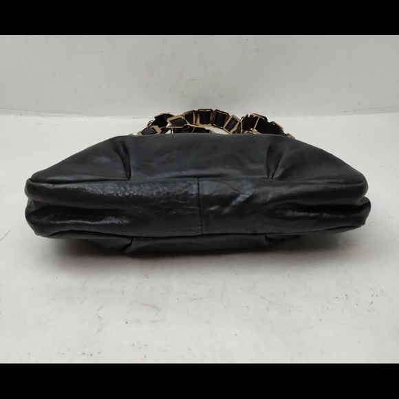 ♥️🥰100% Authentic Tory Burch Black Leather Crossbody Bag - Picture 5 of 14